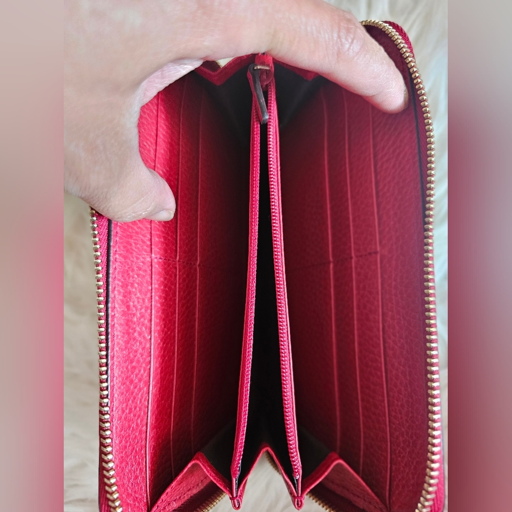 Gucci Red Long Wallet - Picture 4 of 17